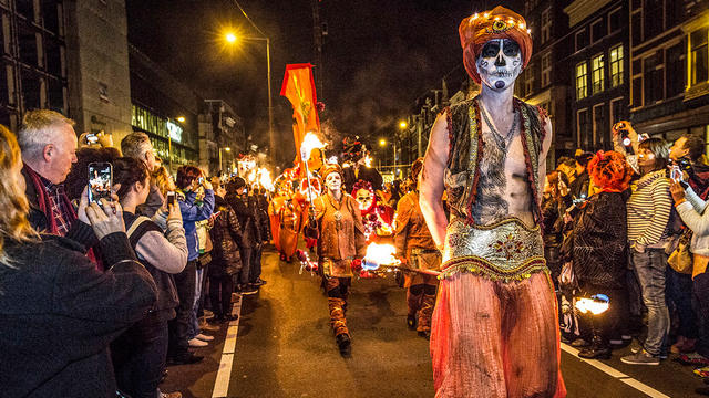 Хэллоуин в Амстердаме